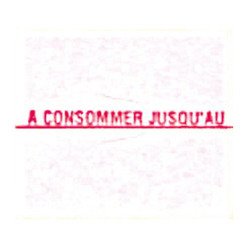 Etiquettes "A consommer jusqu'au" 18 x 16 mm Sato Duo - Rouleau de 1500
