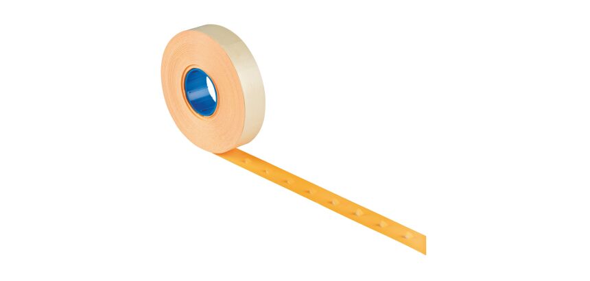 Etiquettes 18 x 16 mm Sato Duo 16 orange fluo - Rouleau de 1500