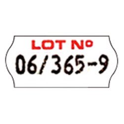 Etiquettes "Lot n°" 26 x 12 mm Sato Kendo - Rouleau de 1500
