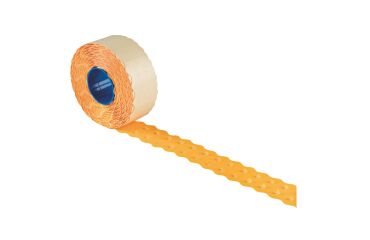 Etiquetas naranjas 26 x 12 mm para etiquetadora Kendo - rollo de 1500