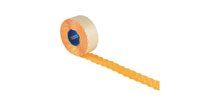 Etiquettes 26 x 12 mm Sato Kendo orange fluo - Rouleau de 1500