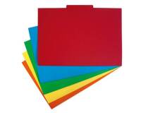 Subcarpetas de cartulina pestaña central A4 230 g - Paquete de 50