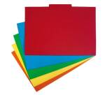 Subcarpetas de cartulina con pestaña central 230 g Folio - Paquete de 50