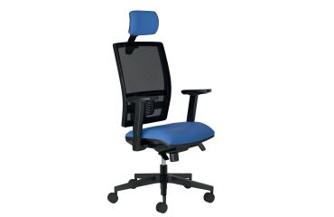 BRUNEAU ACTIV' chair pack with permanent contact mechanism + adjustable armrests + headrest
