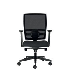 En_pack siege  bruneau activ noir synch +accoudoi