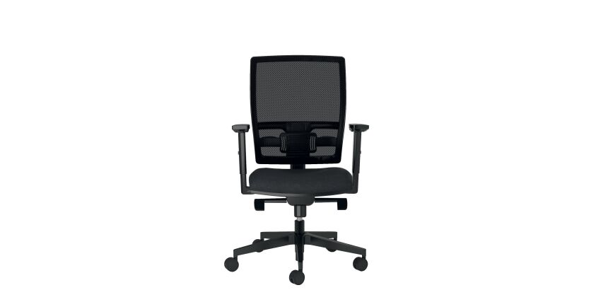 Silla de oficina Bruneau Activ' malla - patas nailon - sincronizada