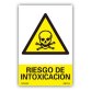 Señal " Riesgo de Intoxicación" PVC 21x30cm