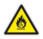 Señal Adhesiva" Peligro Incendio"