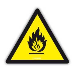 Señal Adhesiva" Peligro Incendio"