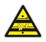 Señal Adhesiva " Atención a las Manos "