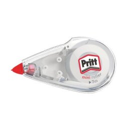 Pack de 7 correcteurs à sec Mini Roller Pritt largeur 4,2 mm - Longueur 7 m + 3 offerts