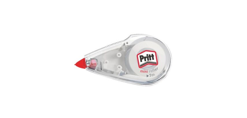 Pack von 7 Mini-Roller-Pritt-Trockenkorrekturmitteln, Breite 4,2 mm - Länge 7 m + 3 gratis