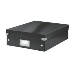Caja de almacenamiento de cartón Leitz Click & Store Wow con separadores 