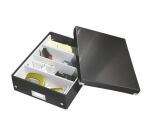 Boîte de rangement carton Leitz Click&Store Wow avec séparateurs H 10,5 x L 27,8 x P 36,8 cm couleur