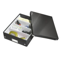 Boîte de rangement carton Leitz Click&Store Wow avec séparateurs H 10,5 x L 27,8 x P 36,8 cm couleur