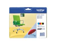 Brother LC229XL pack 4 cartridges zwart + kleur voor inkjetprinter