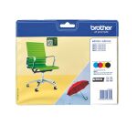 Brother LC229XL Pack 4 cartouches noire + couleur pour imprimante jet d'encre