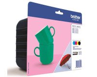 Pack 4 inkjet cartridges high capacity Brother LC227XL + LC 225XL