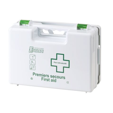 Coffret de secours multi-activités ABS 12 personnes Esculape