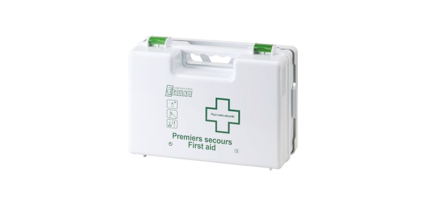 Coffret de secours multi-activités ABS 12 personnes Esculape