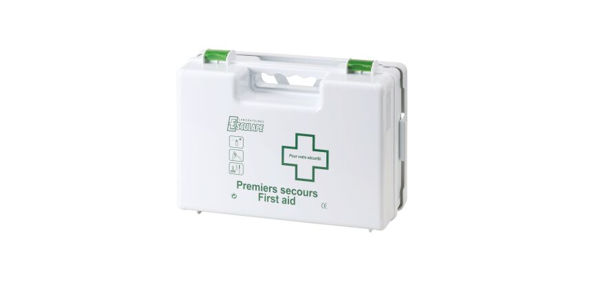 Coffret de secours multi-activités ABS 12 personnes Esculape