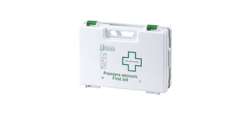 Coffret de secours multi-activités ABS 8 personnes Esculape