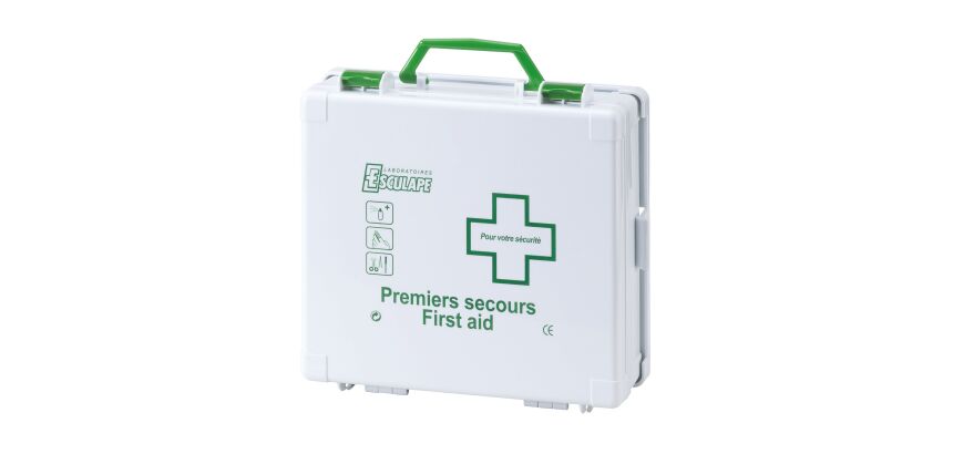 Coffret de secours multi-activités ABS 4 personnes Esculape