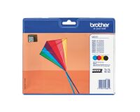 Brother LC223 Pack 4 cartuchos originales negro + tricolor (4 x 550 páginas)