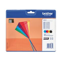 Brother LC223 Pack 4 cartuchos originales negro + tricolor (4 x 550 páginas)