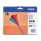 Brother LC223 Pack 4 cartuchos originales negro + tricolor (4 x 550 páginas)