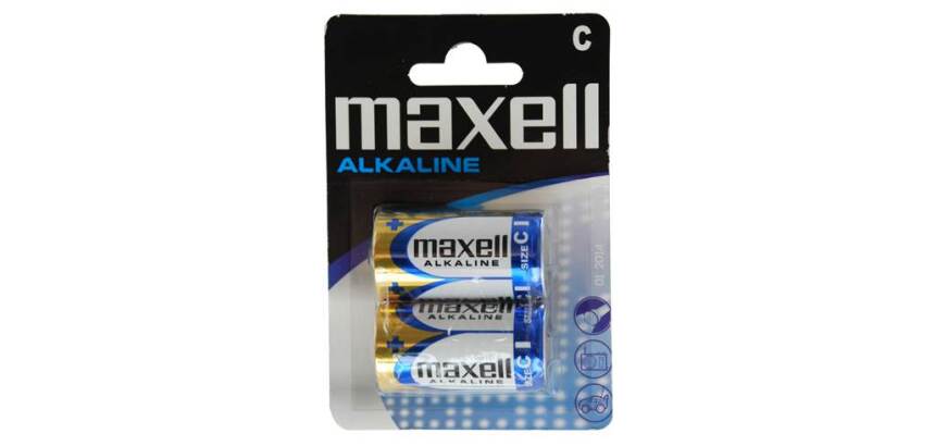 Pilas LR14 C Maxell - Blister de 2 pilas 