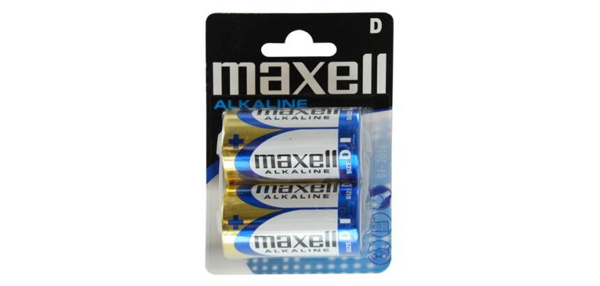 Pilas D LR20 Maxell - Blister de 2