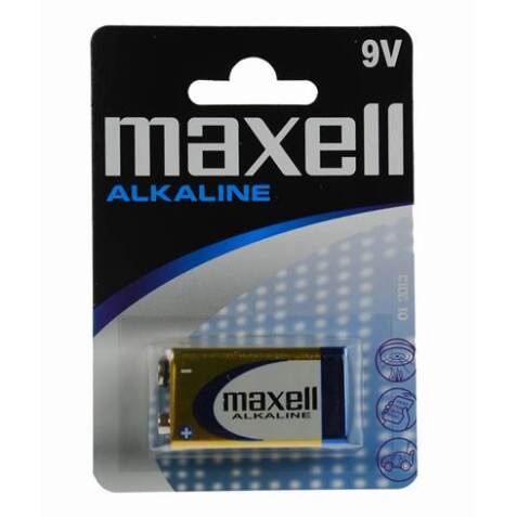 Pila LR61 de 9v Maxell - Blister de 1 pila