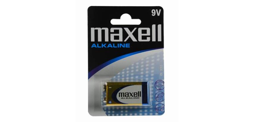 Pila LR61 de 9v Maxell - Blister de 1 pila
