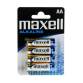 Pilas LR06 AA Maxell - Blister de 4