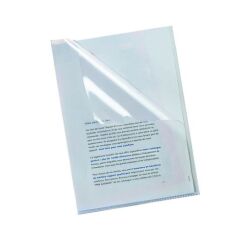 Dossier uñero Polipropileno transparente granulado folio 110 micras Esselte - Caja de 100