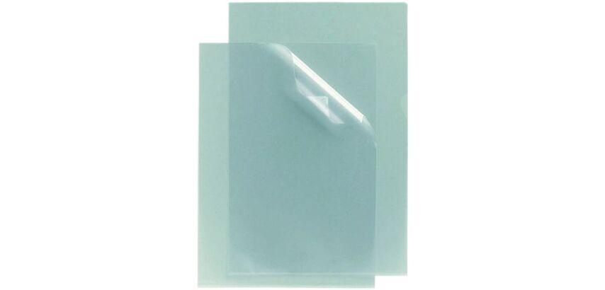 Dossier uñero PVC transparente liso 180 micras  Folio Esselte - Caja de 100