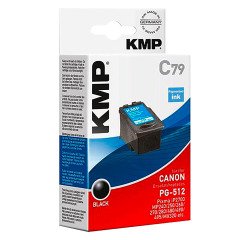 Cartucho KMP compatible Canon PG 512BK negro