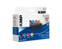 Pack Cartucho KMP compatible Epson T0715 negro + tricolor