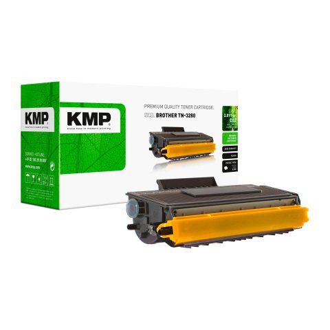 Tóner KMP compatible con Brother TN3280BK negro