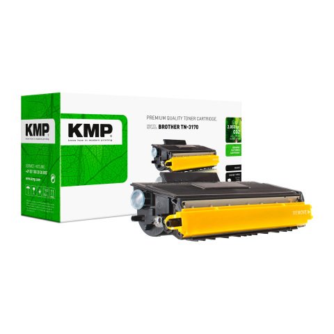 Tóner KMP compatible Brother TN3170BK negro