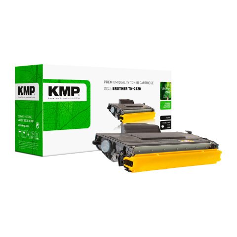 Tóner KMP compatible con Brother TN2120BK negro