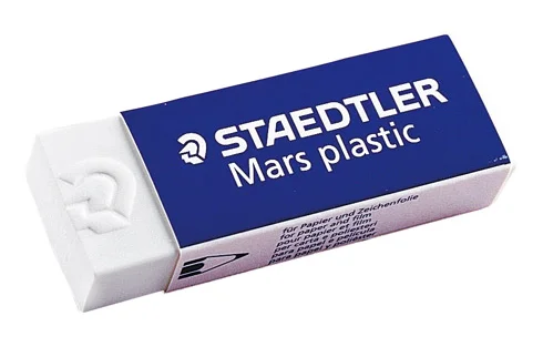 Staedtler gomme Mars Plastic, blister de 2 pièces