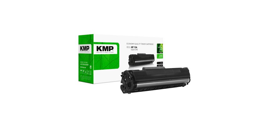 Tóner KMP compatible HP 12A (Q2612A) negro