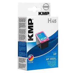 Cartucho KMP compatible HP300XL (CC644EE) tricolor