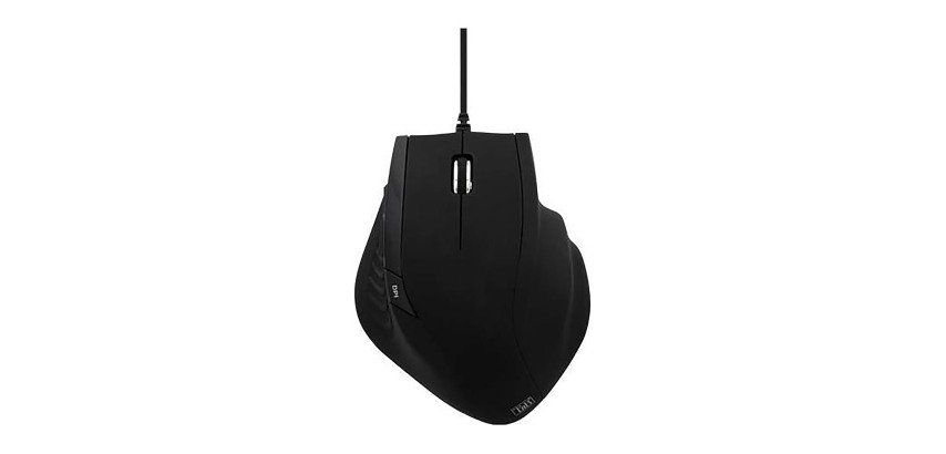 Ratón con cable ergonómico Ergo Line TnB color negro