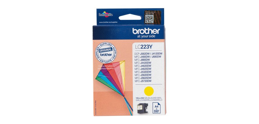 Cartouche Brother LC223 couleurs séparées pour imprimante jet d'encre