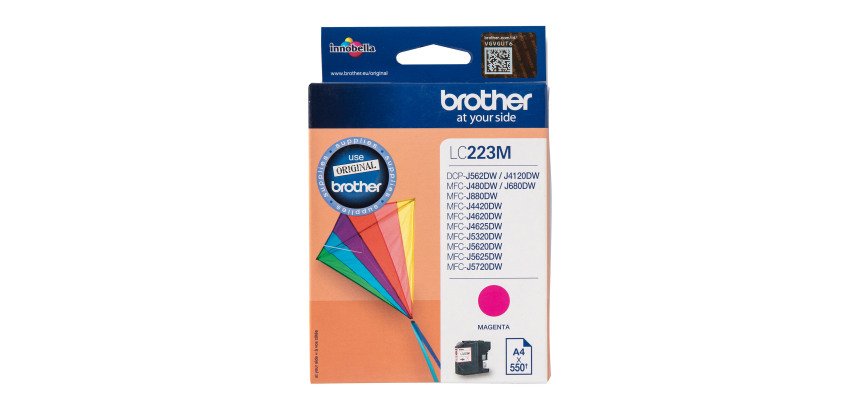 Cartouche Brother LC223 couleurs séparées pour imprimante jet d'encre
