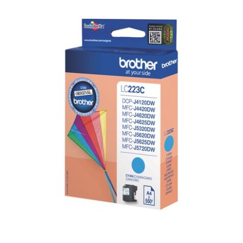 Cartridge Brother LC223 separated colours for inkjet printer