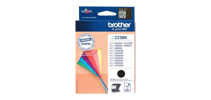 Cartouche Brother LC223 noire pour imprimante jet d'encre